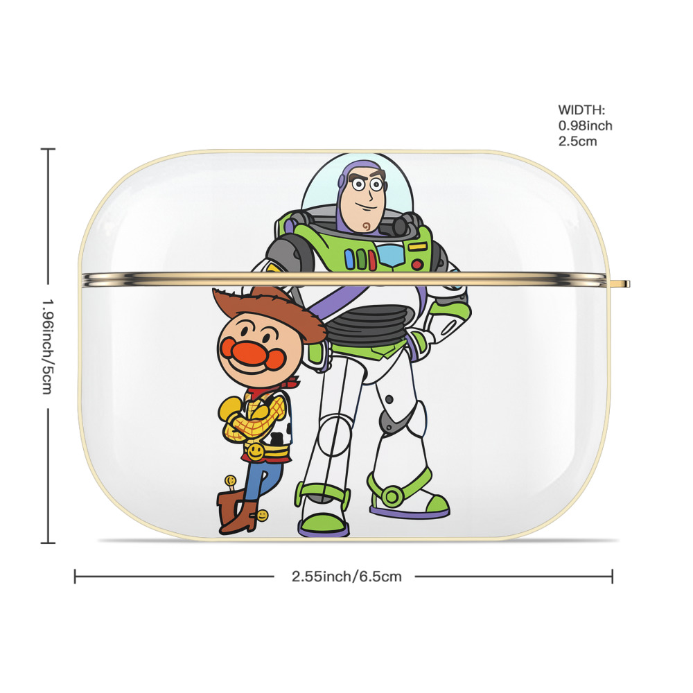 アンパンマン Anpanman 【AirPods Pro用】ハードシェル保護ケース｜耐衝撃・防指紋・カラビナ付き商品仕様
