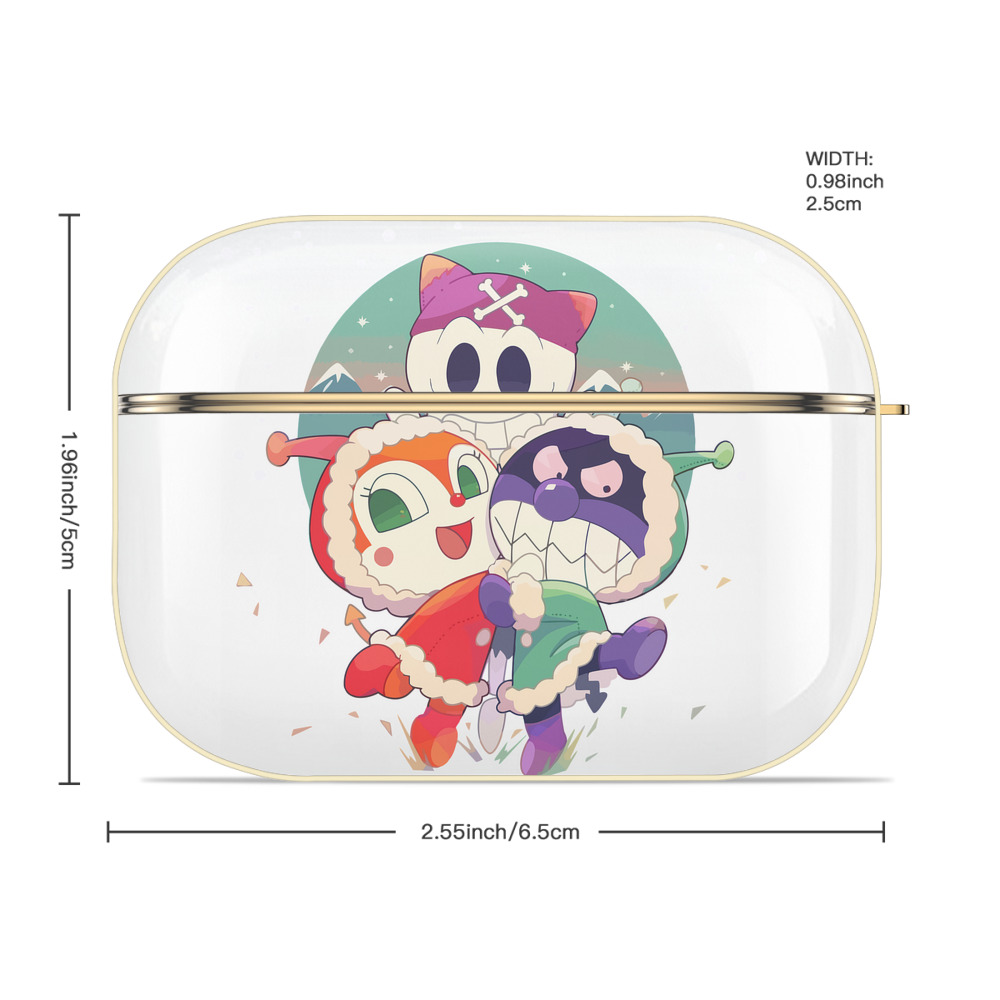 アンパンマン Anpanman 【AirPods Pro用】ハードシェル保護ケース｜耐衝撃・防指紋・カラビナ付き商品仕様