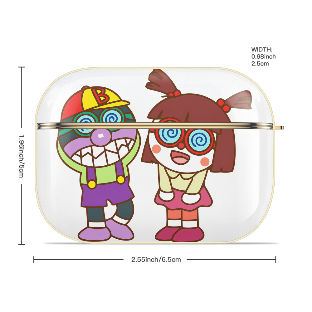 アンパンマン Anpanman 【AirPods Pro用】ハードシェル保護ケース｜耐衝撃・防指紋・カラビナ付き商品仕様