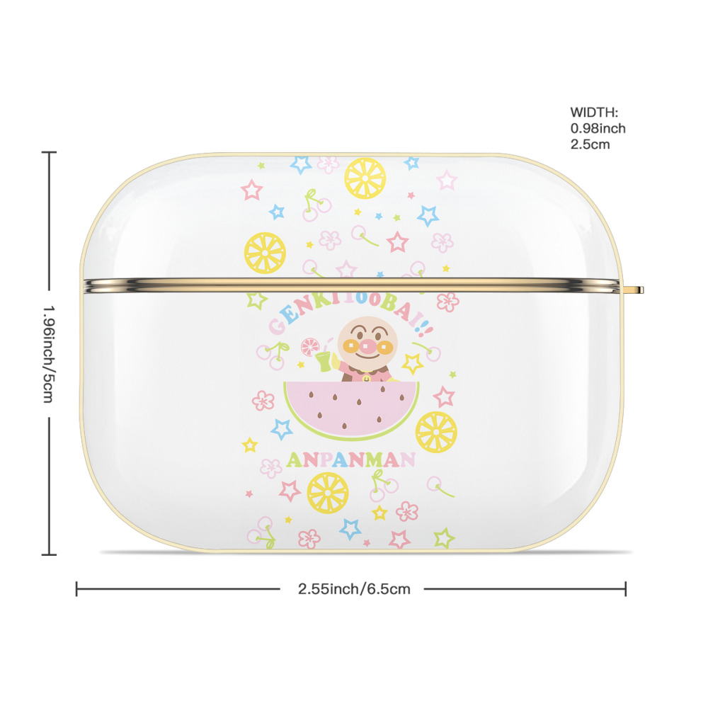 アンパンマン Anpanman 【AirPods Pro用】ハードシェル保護ケース｜耐衝撃・防指紋・カラビナ付き商品仕様