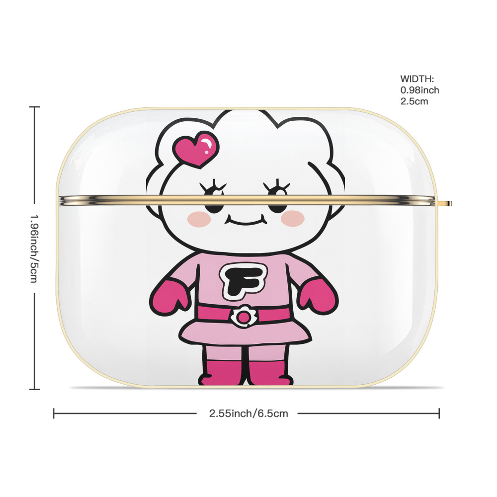 アンパンマン Anpanman 【AirPods Pro用】ハードシェル保護ケース｜耐衝撃・防指紋・カラビナ付き商品仕様