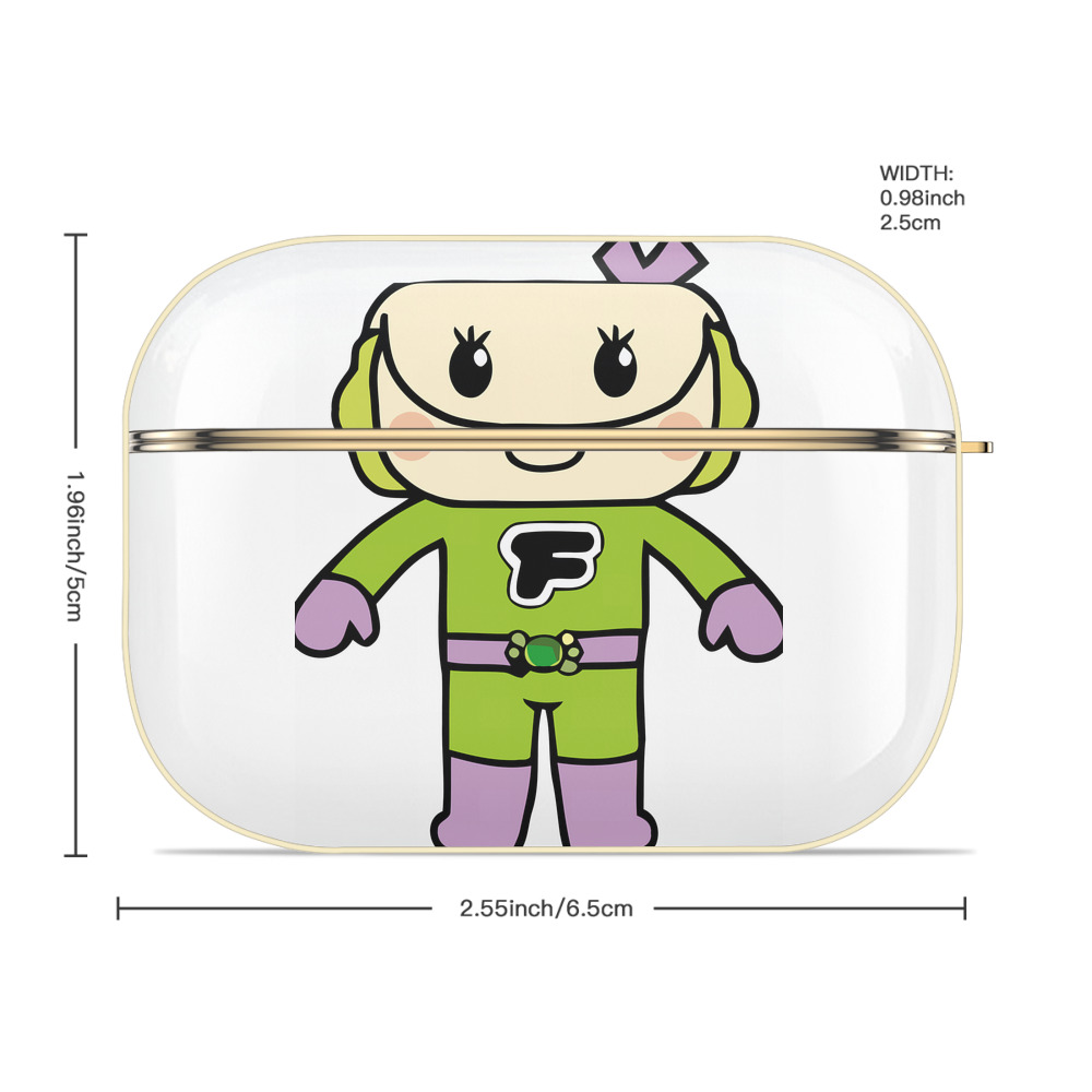 アンパンマン Anpanman 【AirPods Pro用】ハードシェル保護ケース｜耐衝撃・防指紋・カラビナ付き商品仕様