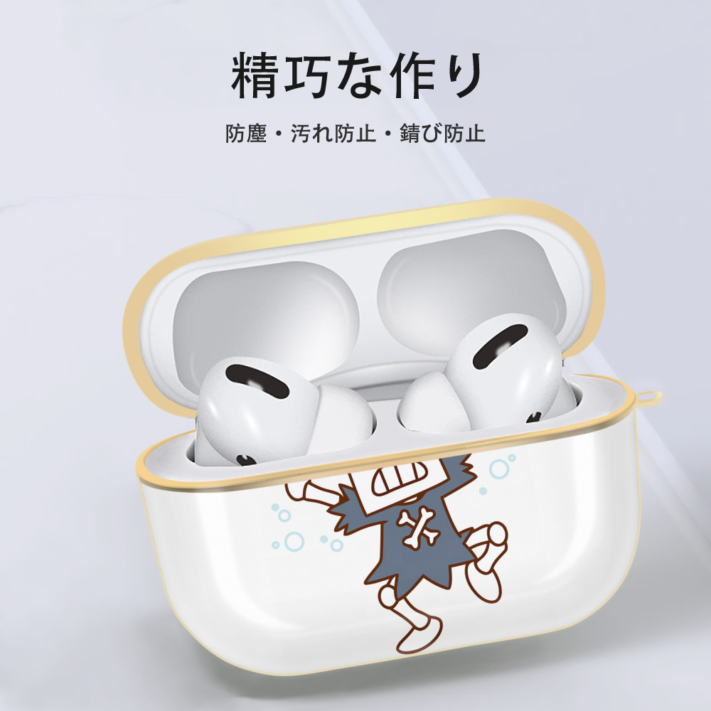 アンパンマン Anpanman 【AirPods Pro用】ハードシェル保護ケース｜耐衝撃・防指紋・カラビナ付き商品仕様