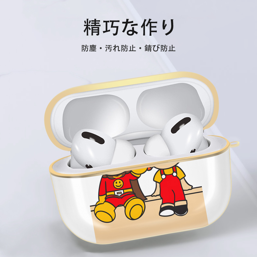アンパンマン Anpanman 【AirPods Pro用】ハードシェル保護ケース｜耐衝撃・防指紋・カラビナ付き商品仕様