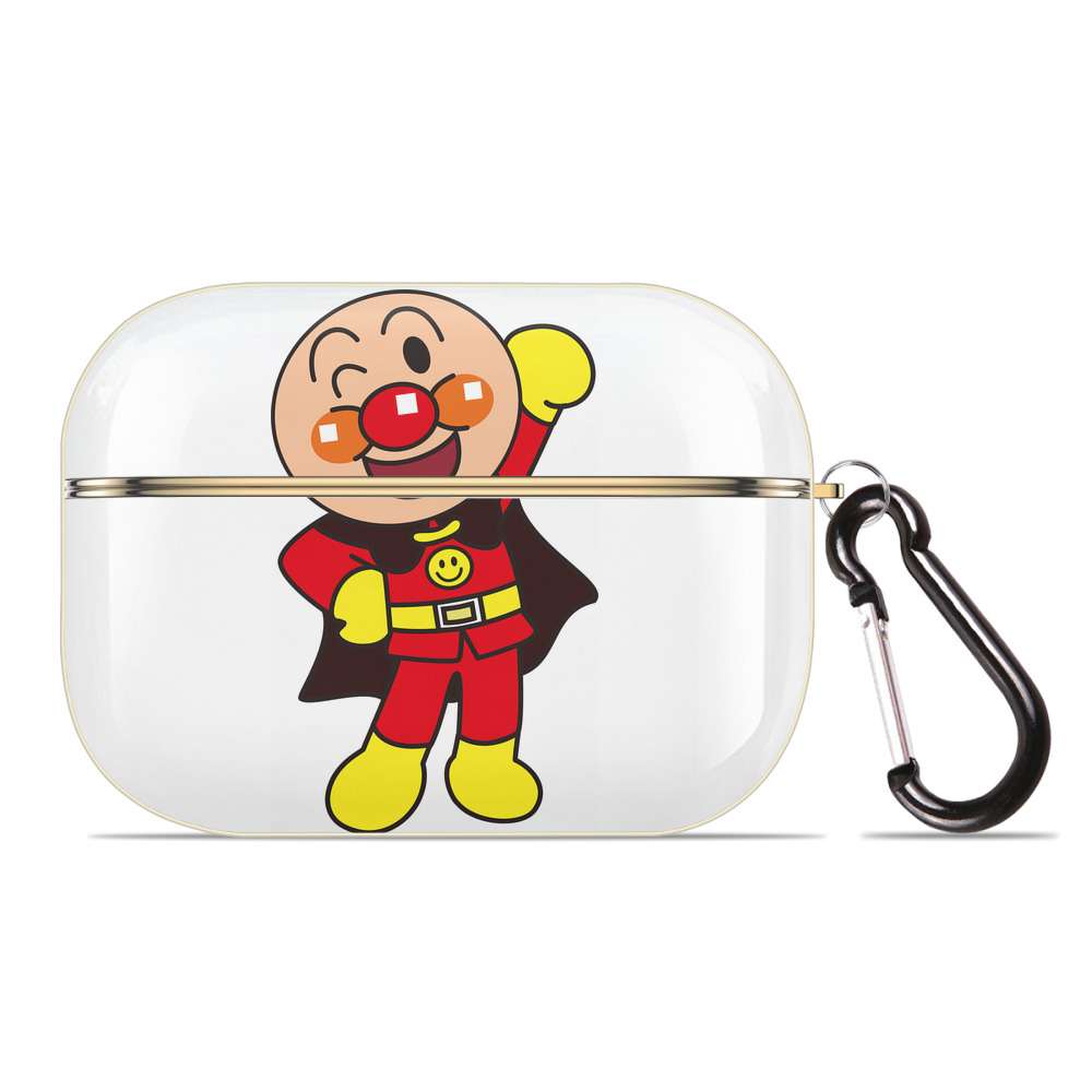 （画像用） アンパンマン Anpanman 【AirPods Pro用】ハードシェル保護ケース｜耐衝撃・防指紋・カラビナ付き商品仕様