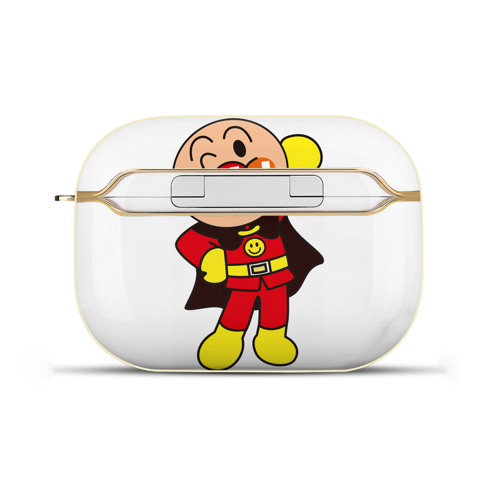 （画像用） アンパンマン Anpanman 【AirPods Pro用】ハードシェル保護ケース｜耐衝撃・防指紋・カラビナ付き商品仕様