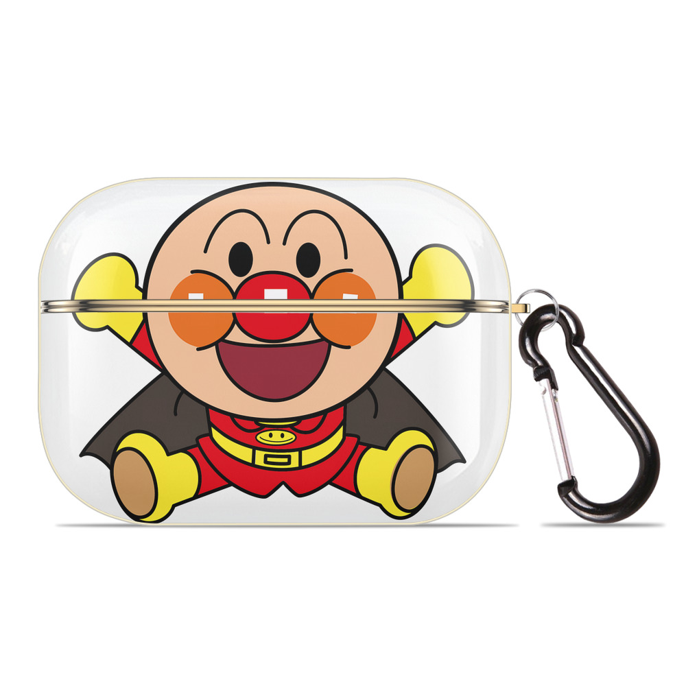 （画像用） アンパンマン Anpanman 【AirPods Pro用】ハードシェル保護ケース｜耐衝撃・防指紋・カラビナ付き商品仕様