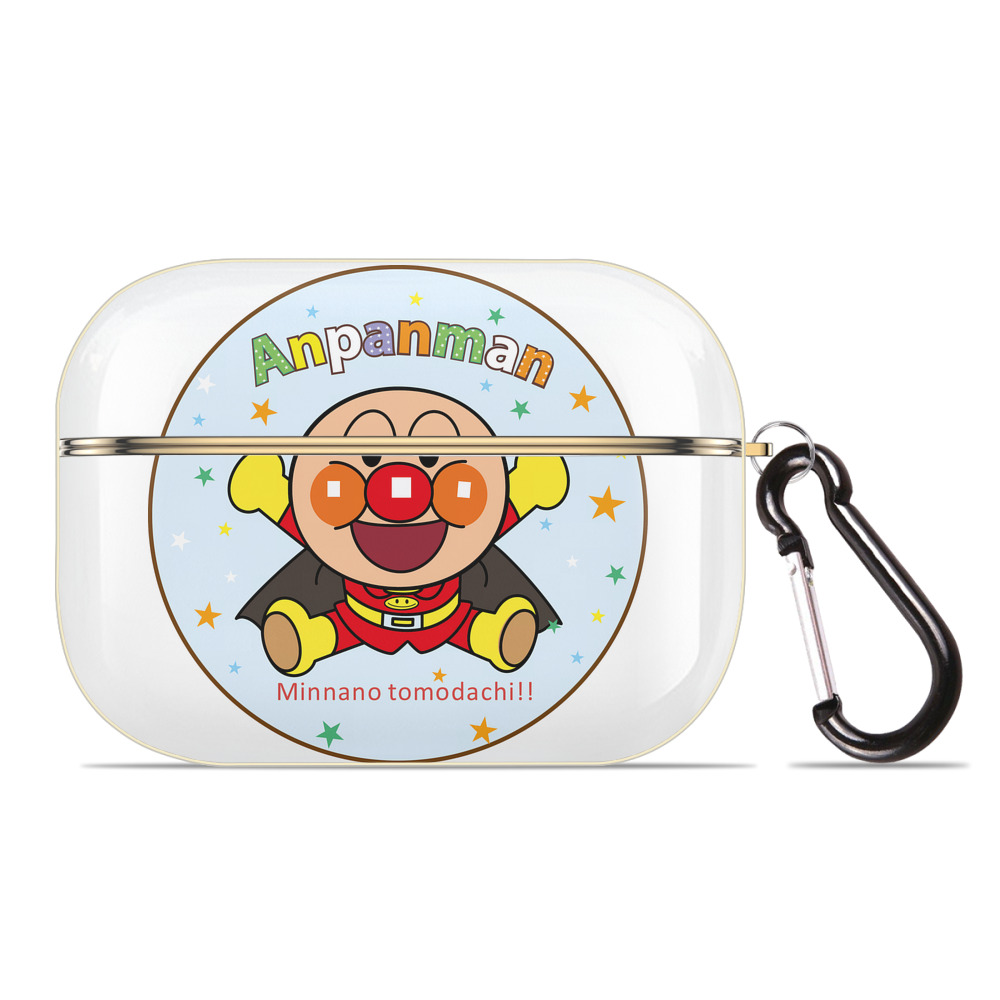 （画像用） アンパンマン Anpanman 【AirPods Pro用】ハードシェル保護ケース｜耐衝撃・防指紋・カラビナ付き商品仕様