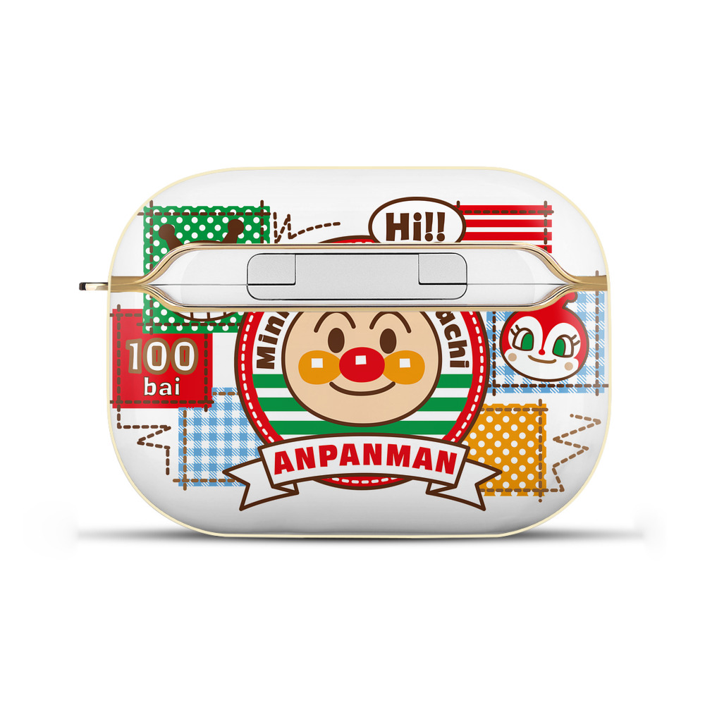 （画像用） アンパンマン Anpanman 【AirPods Pro用】ハードシェル保護ケース｜耐衝撃・防指紋・カラビナ付き商品仕様