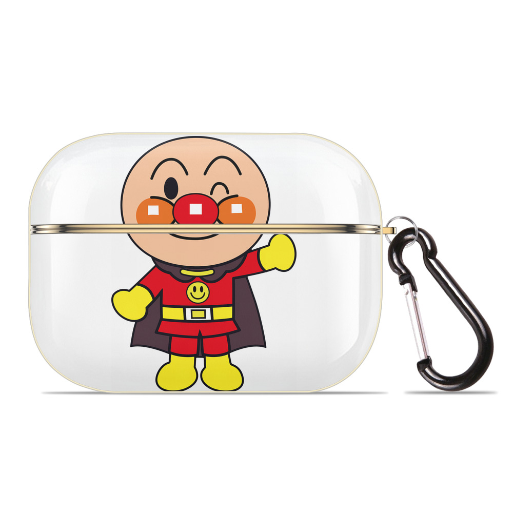 （画像用） アンパンマン Anpanman 【AirPods Pro用】ハードシェル保護ケース｜耐衝撃・防指紋・カラビナ付き商品仕様
