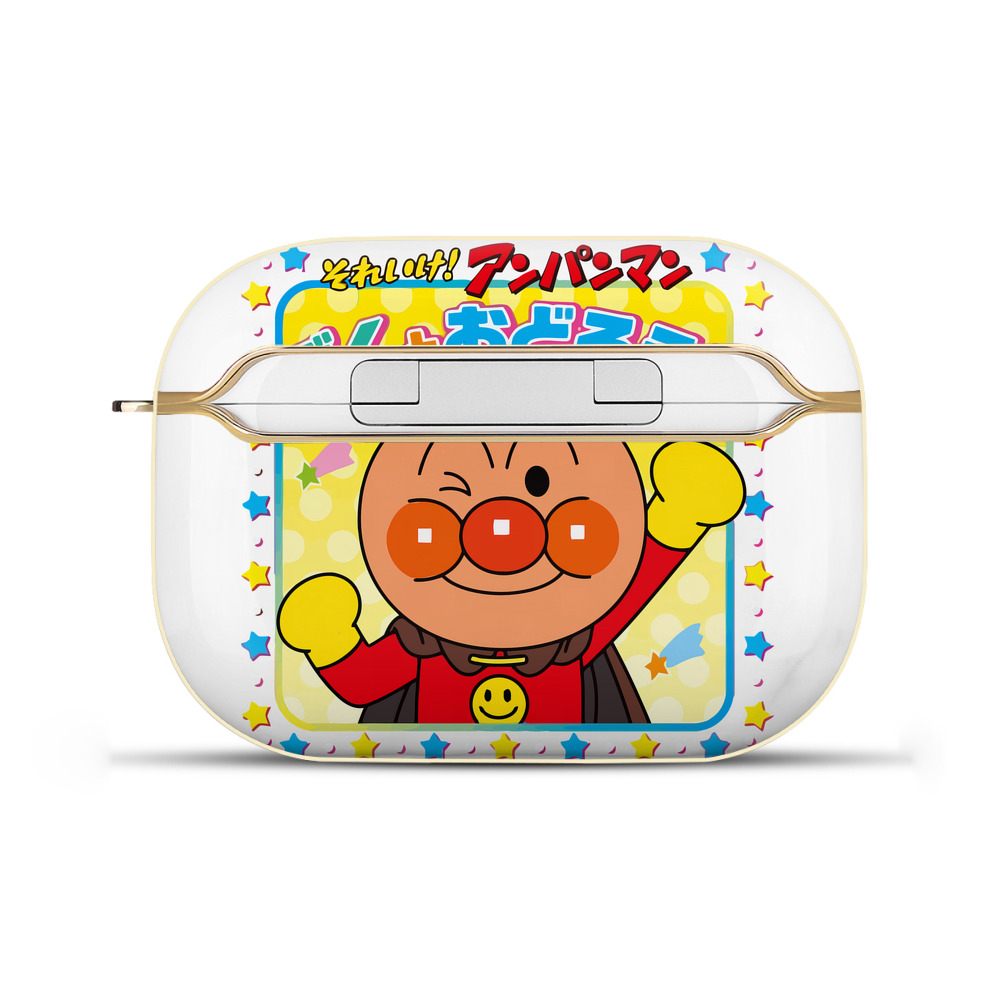 （画像用） アンパンマン Anpanman 【AirPods Pro用】ハードシェル保護ケース｜耐衝撃・防指紋・カラビナ付き商品仕様