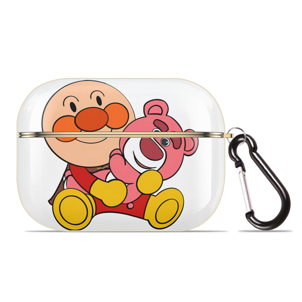 （画像用） アンパンマン Anpanman 【AirPods Pro用】ハードシェル保護ケース｜耐衝撃・防指紋・カラビナ付き商品仕様