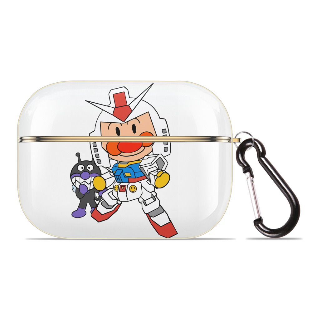 （画像用） アンパンマン Anpanman 【AirPods Pro用】ハードシェル保護ケース｜耐衝撃・防指紋・カラビナ付き商品仕様