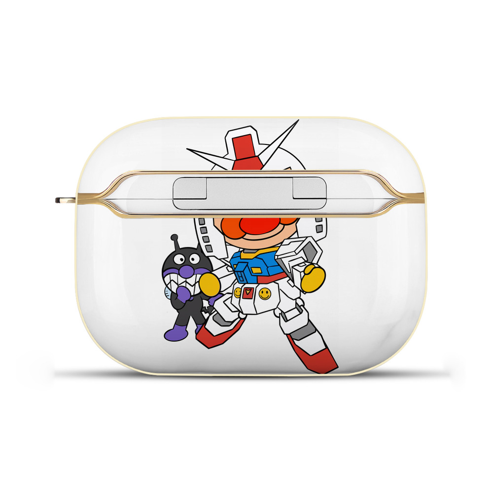（画像用） アンパンマン Anpanman 【AirPods Pro用】ハードシェル保護ケース｜耐衝撃・防指紋・カラビナ付き商品仕様