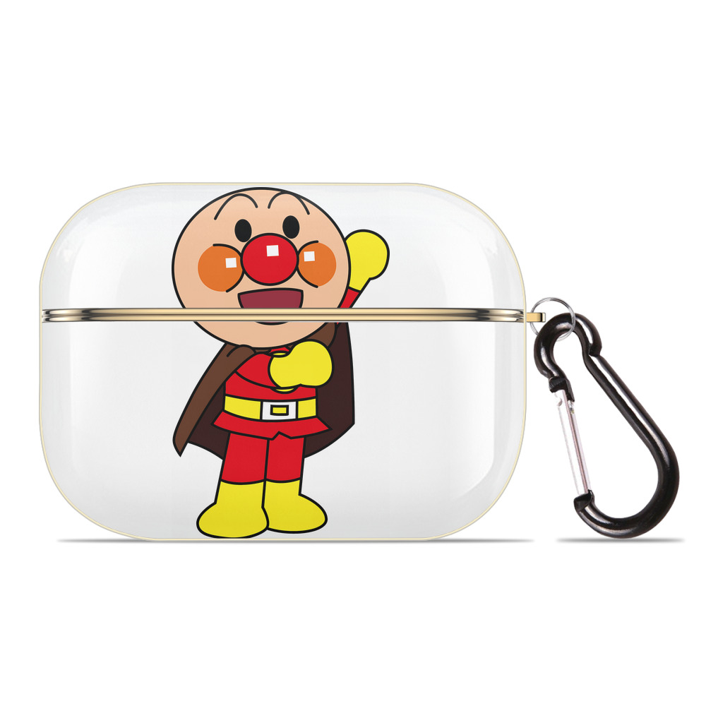 （画像用） アンパンマン Anpanman 【AirPods Pro用】ハードシェル保護ケース｜耐衝撃・防指紋・カラビナ付き商品仕様