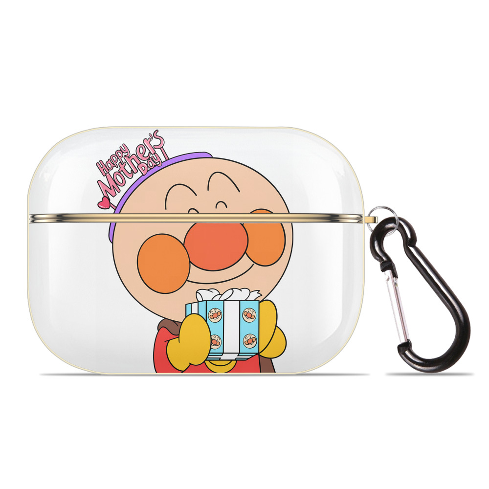 （画像用） アンパンマン Anpanman 【AirPods Pro用】ハードシェル保護ケース｜耐衝撃・防指紋・カラビナ付き商品仕様