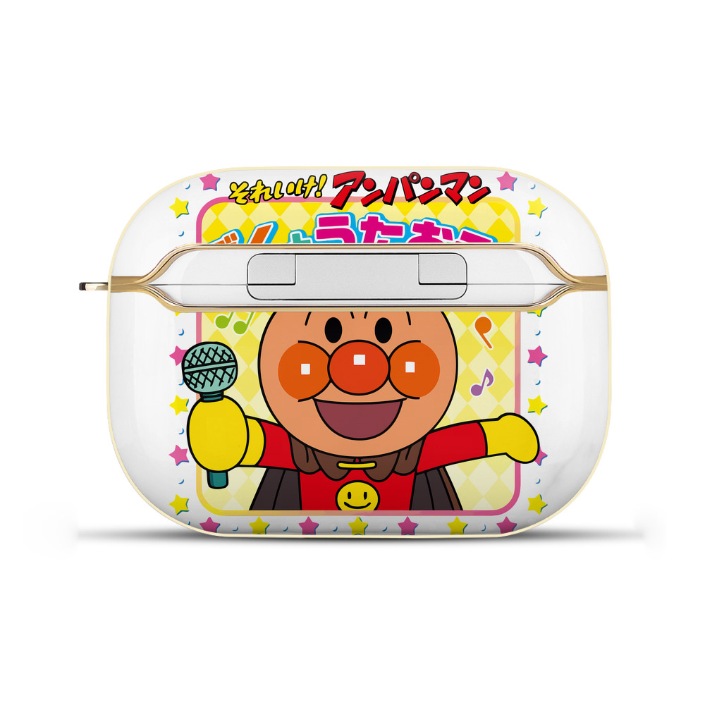 （画像用） アンパンマン Anpanman 【AirPods Pro用】ハードシェル保護ケース｜耐衝撃・防指紋・カラビナ付き商品仕様