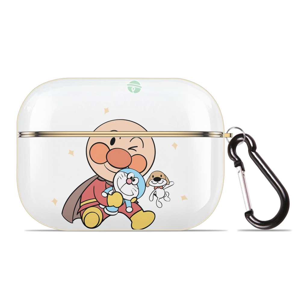 （画像用） アンパンマン Anpanman 【AirPods Pro用】ハードシェル保護ケース｜耐衝撃・防指紋・カラビナ付き商品仕様
