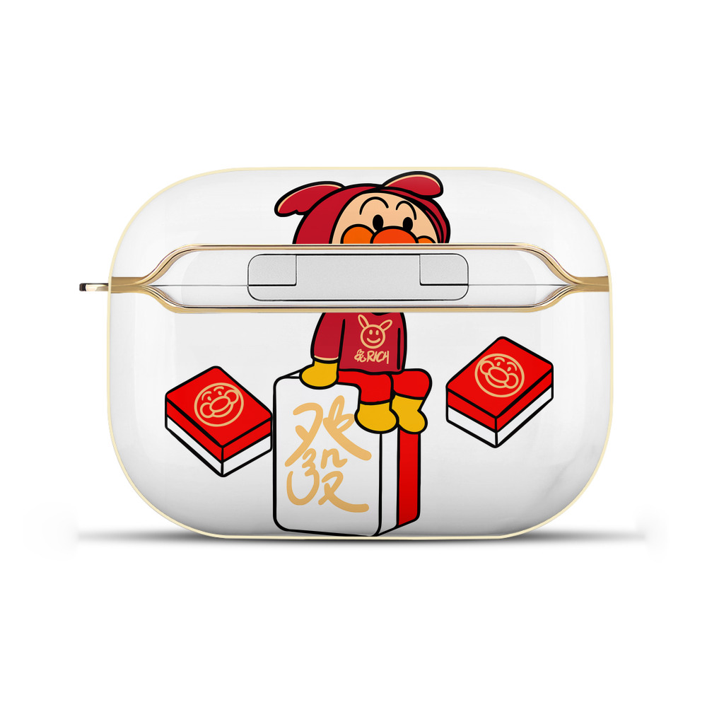 （画像用） アンパンマン Anpanman 【AirPods Pro用】ハードシェル保護ケース｜耐衝撃・防指紋・カラビナ付き商品仕様