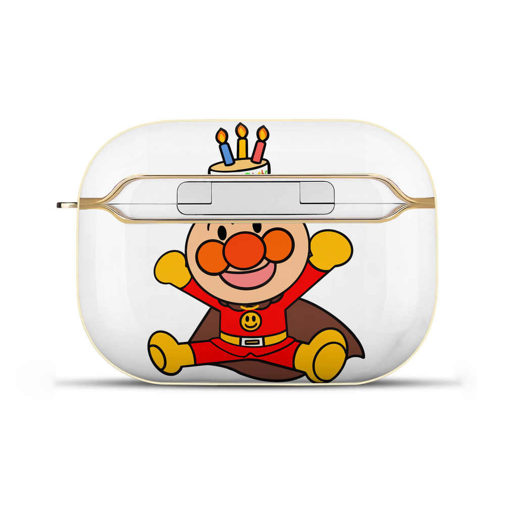 （画像用） アンパンマン Anpanman 【AirPods Pro用】ハードシェル保護ケース｜耐衝撃・防指紋・カラビナ付き商品仕様