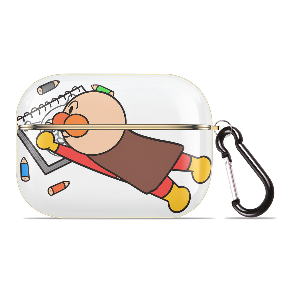 （画像用） アンパンマン Anpanman 【AirPods Pro用】ハードシェル保護ケース｜耐衝撃・防指紋・カラビナ付き商品仕様