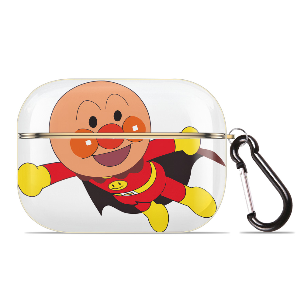 （画像用） アンパンマン Anpanman 【AirPods Pro用】ハードシェル保護ケース｜耐衝撃・防指紋・カラビナ付き商品仕様