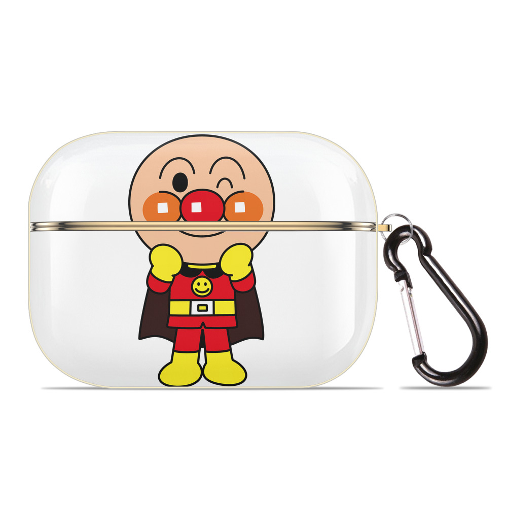 （画像用） アンパンマン Anpanman 【AirPods Pro用】ハードシェル保護ケース｜耐衝撃・防指紋・カラビナ付き商品仕様