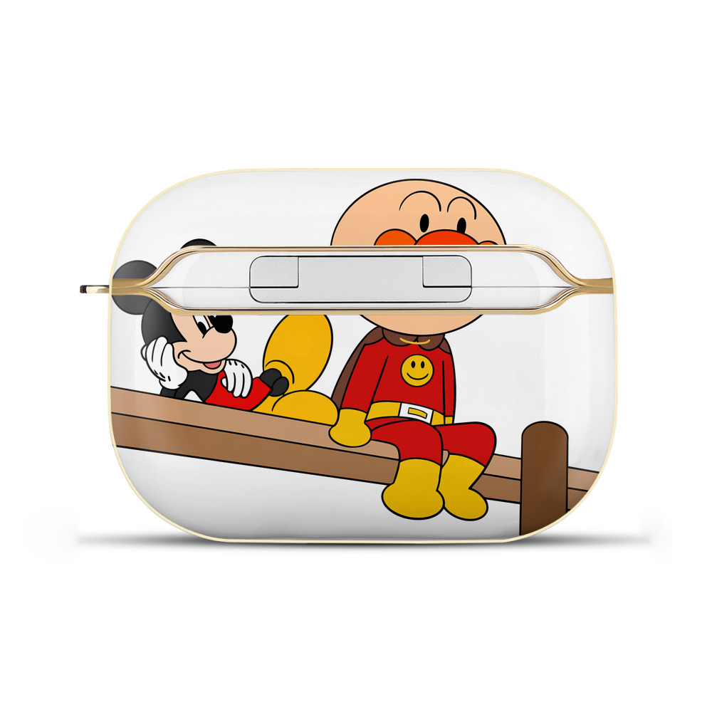（画像用） アンパンマン Anpanman 【AirPods Pro用】ハードシェル保護ケース｜耐衝撃・防指紋・カラビナ付き商品仕様