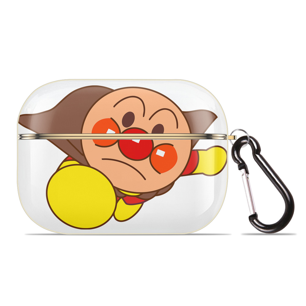 （画像用） アンパンマン Anpanman 【AirPods Pro用】ハードシェル保護ケース｜耐衝撃・防指紋・カラビナ付き商品仕様
