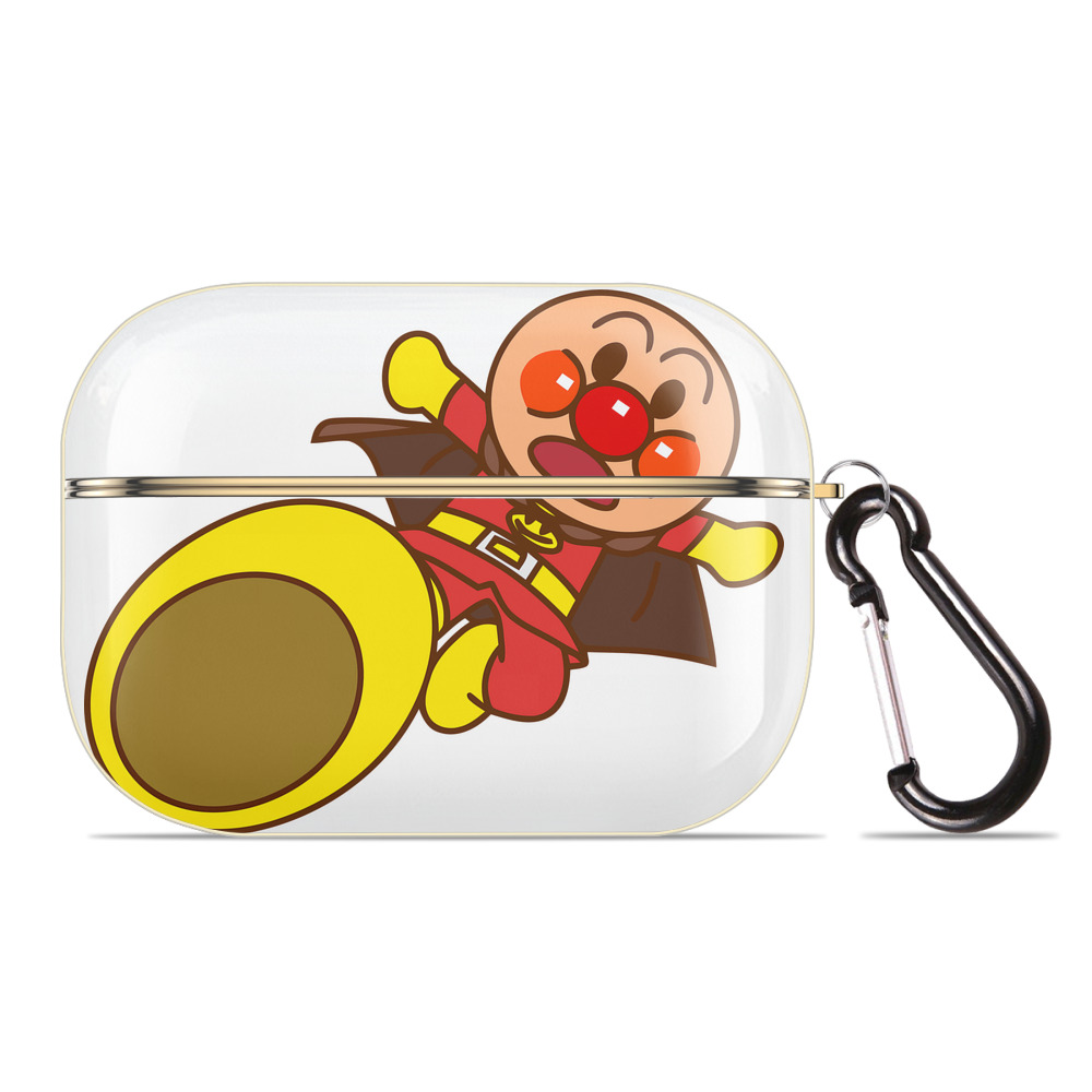 （画像用） アンパンマン Anpanman 【AirPods Pro用】ハードシェル保護ケース｜耐衝撃・防指紋・カラビナ付き商品仕様