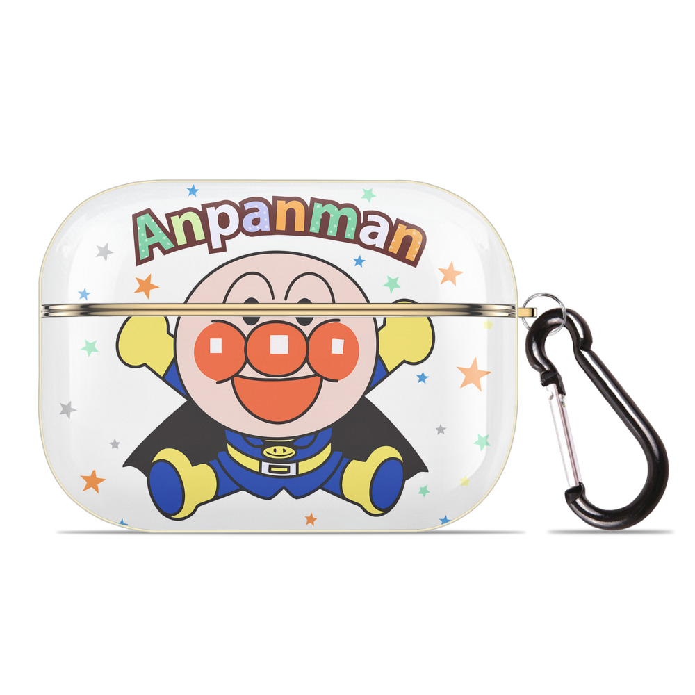 （画像用） アンパンマン Anpanman 【AirPods Pro用】ハードシェル保護ケース｜耐衝撃・防指紋・カラビナ付き商品仕様
