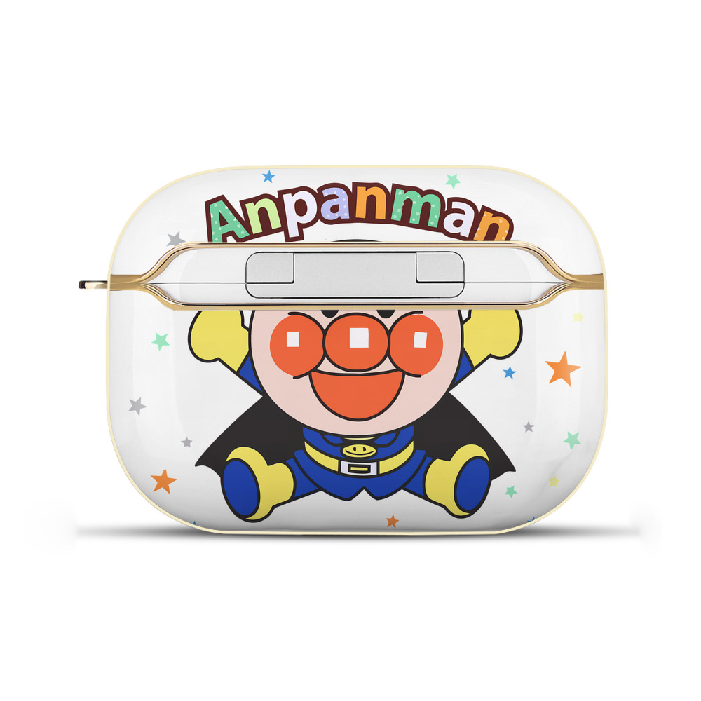 （画像用） アンパンマン Anpanman 【AirPods Pro用】ハードシェル保護ケース｜耐衝撃・防指紋・カラビナ付き商品仕様