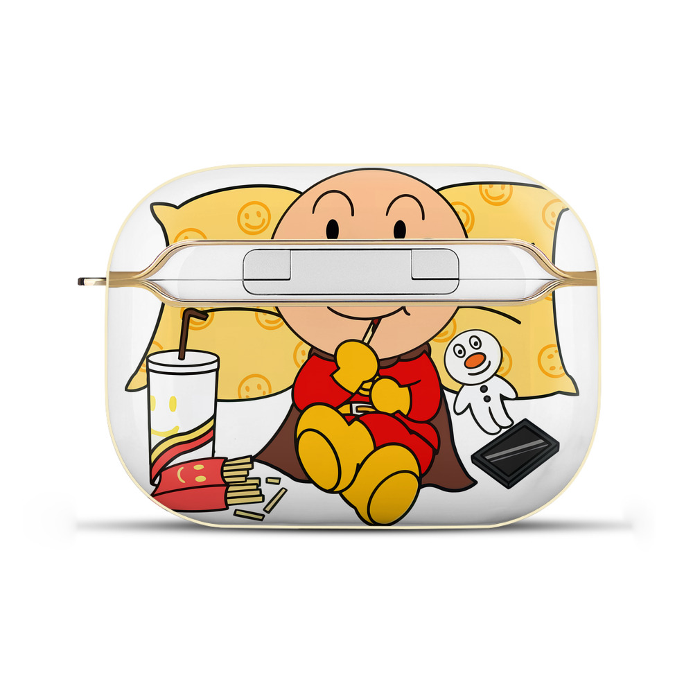 （画像用） アンパンマン Anpanman 【AirPods Pro用】ハードシェル保護ケース｜耐衝撃・防指紋・カラビナ付き商品仕様