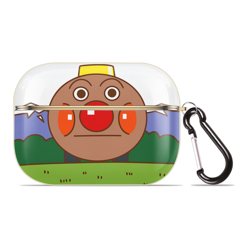 （画像用） アンパンマン Anpanman 【AirPods Pro用】ハードシェル保護ケース｜耐衝撃・防指紋・カラビナ付き商品仕様