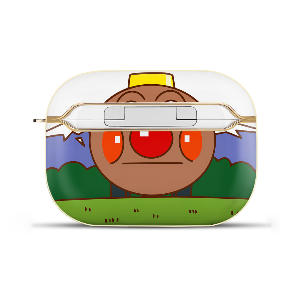 （画像用） アンパンマン Anpanman 【AirPods Pro用】ハードシェル保護ケース｜耐衝撃・防指紋・カラビナ付き商品仕様