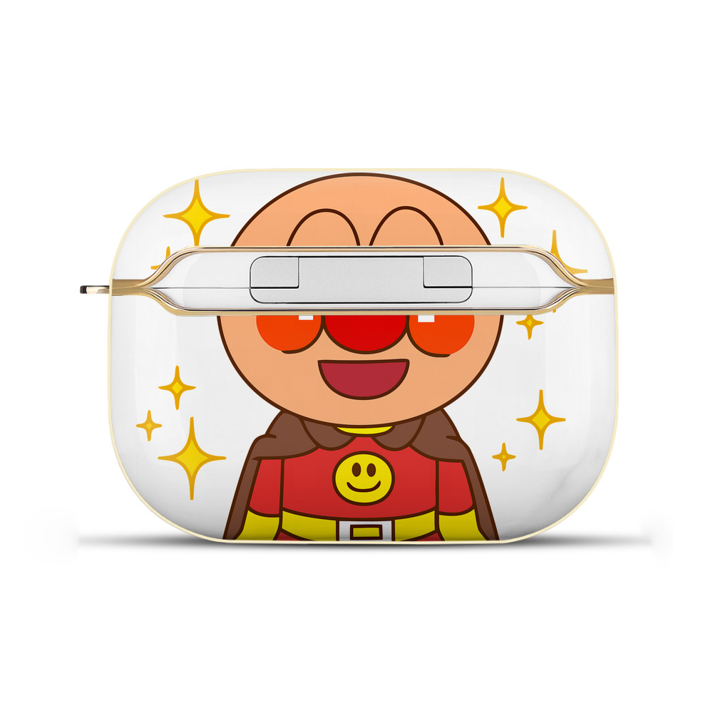 （画像用） アンパンマン Anpanman 【AirPods Pro用】ハードシェル保護ケース｜耐衝撃・防指紋・カラビナ付き商品仕様