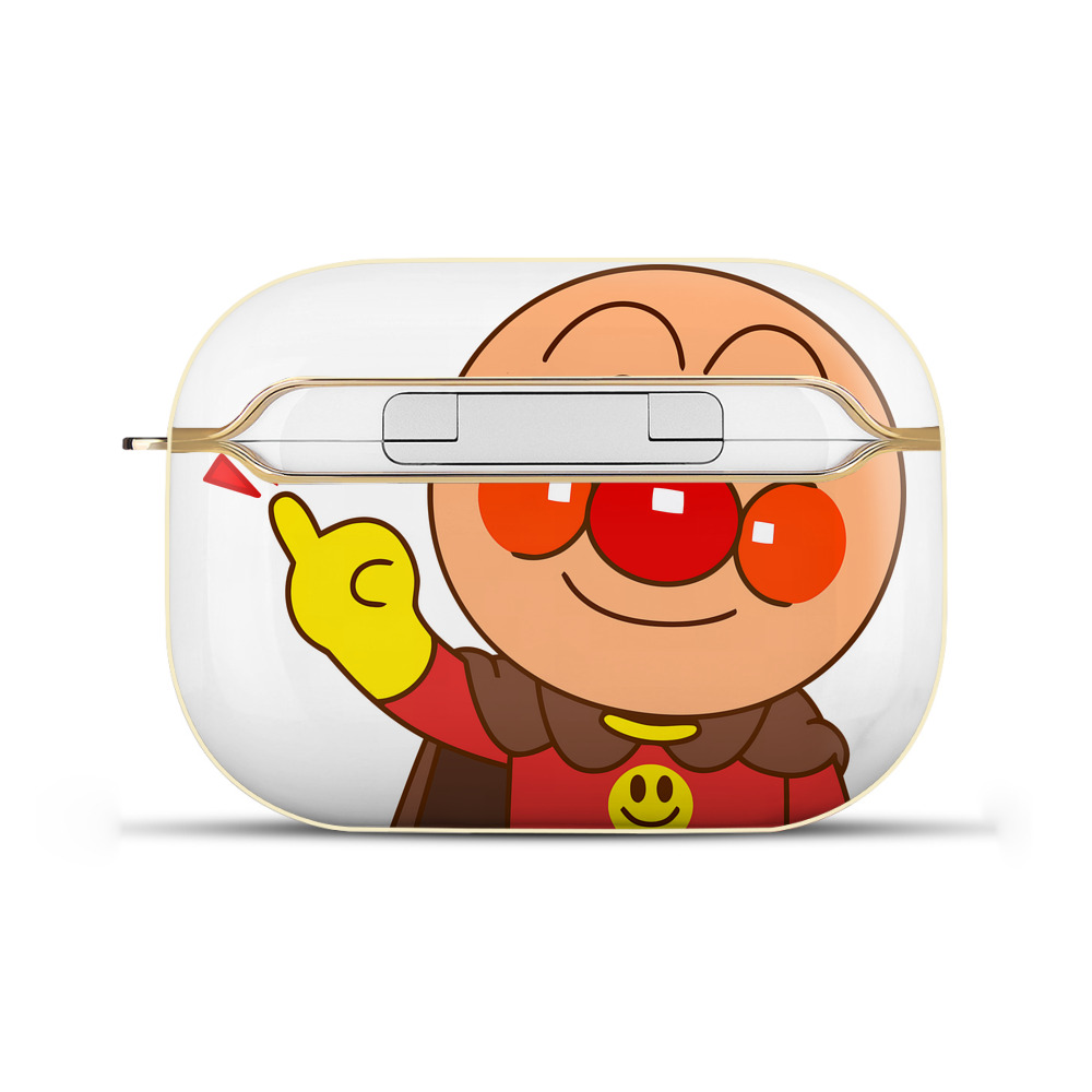 （画像用） アンパンマン Anpanman 【AirPods Pro用】ハードシェル保護ケース｜耐衝撃・防指紋・カラビナ付き商品仕様
