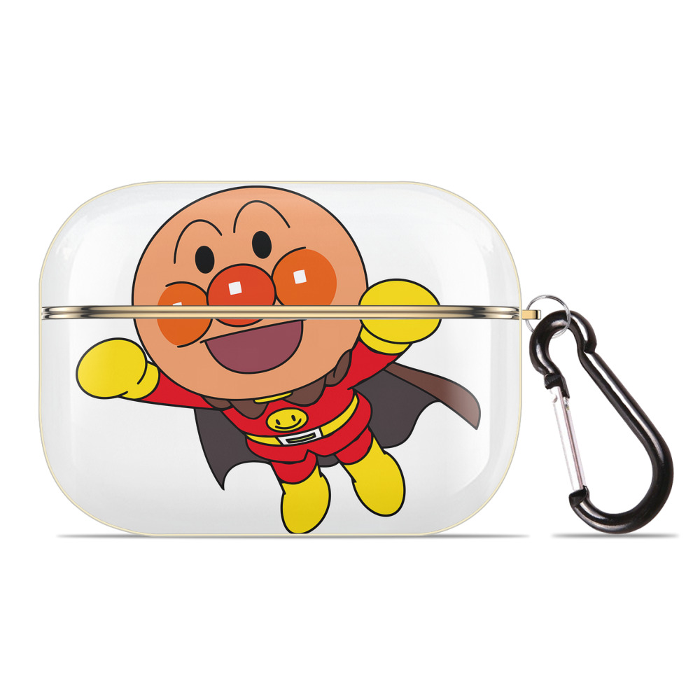 （画像用） アンパンマン Anpanman 【AirPods Pro用】ハードシェル保護ケース｜耐衝撃・防指紋・カラビナ付き商品仕様