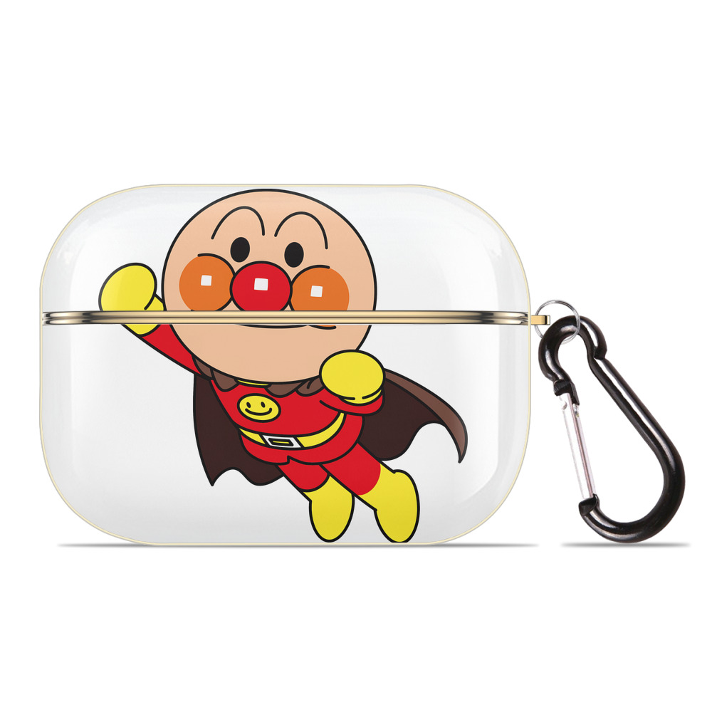 （画像用） アンパンマン Anpanman 【AirPods Pro用】ハードシェル保護ケース｜耐衝撃・防指紋・カラビナ付き商品仕様