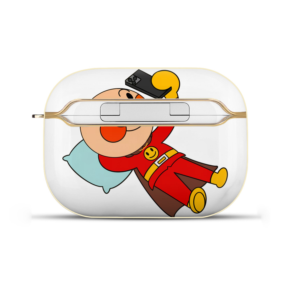 （画像用） アンパンマン Anpanman 【AirPods Pro用】ハードシェル保護ケース｜耐衝撃・防指紋・カラビナ付き商品仕様