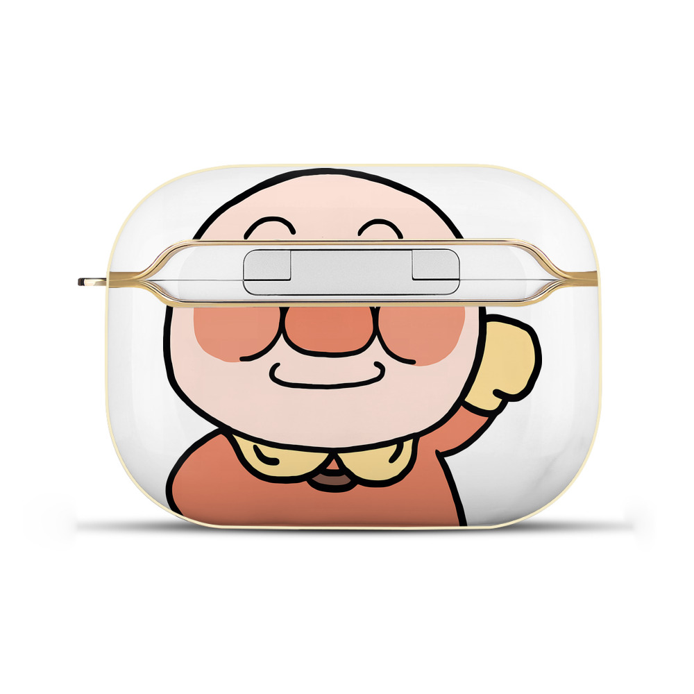 （画像用） アンパンマン Anpanman 【AirPods Pro用】ハードシェル保護ケース｜耐衝撃・防指紋・カラビナ付き商品仕様