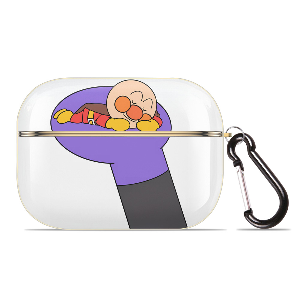 （画像用） アンパンマン Anpanman 【AirPods Pro用】ハードシェル保護ケース｜耐衝撃・防指紋・カラビナ付き商品仕様
