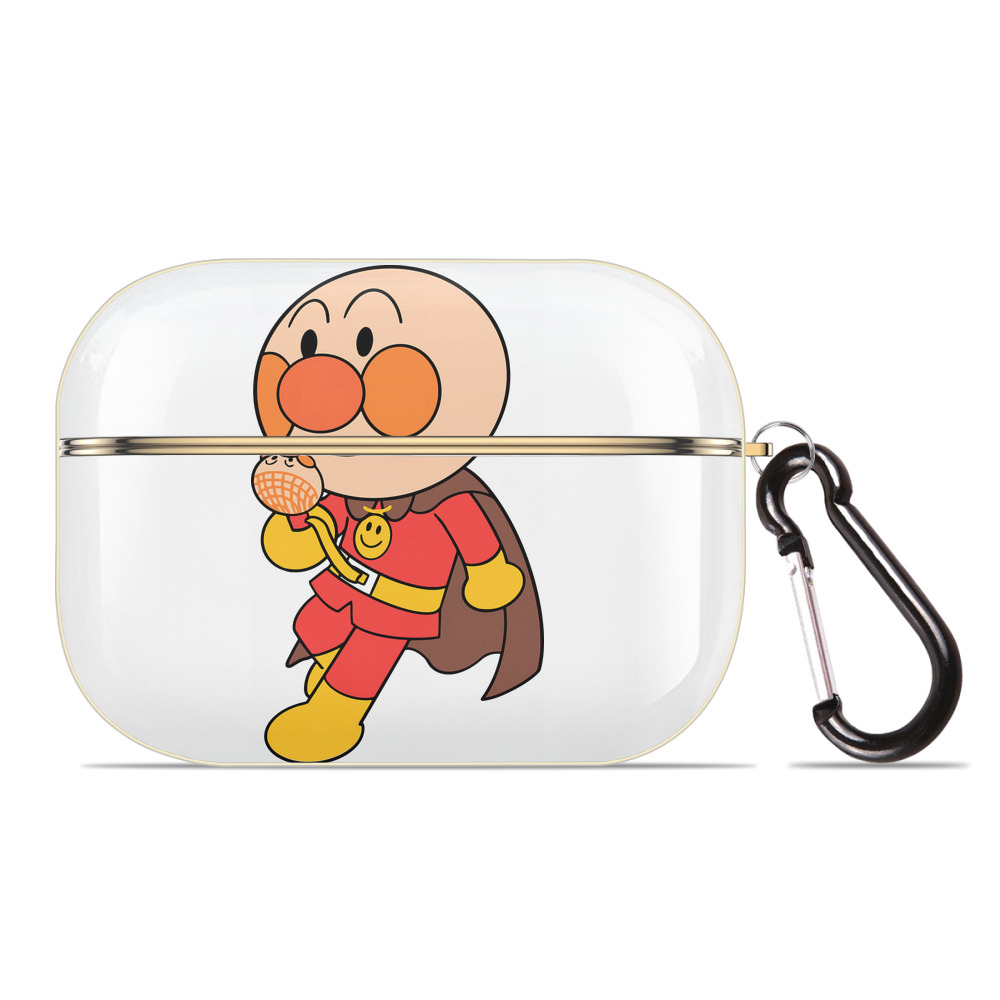 （画像用） アンパンマン Anpanman 【AirPods Pro用】ハードシェル保護ケース｜耐衝撃・防指紋・カラビナ付き商品仕様
