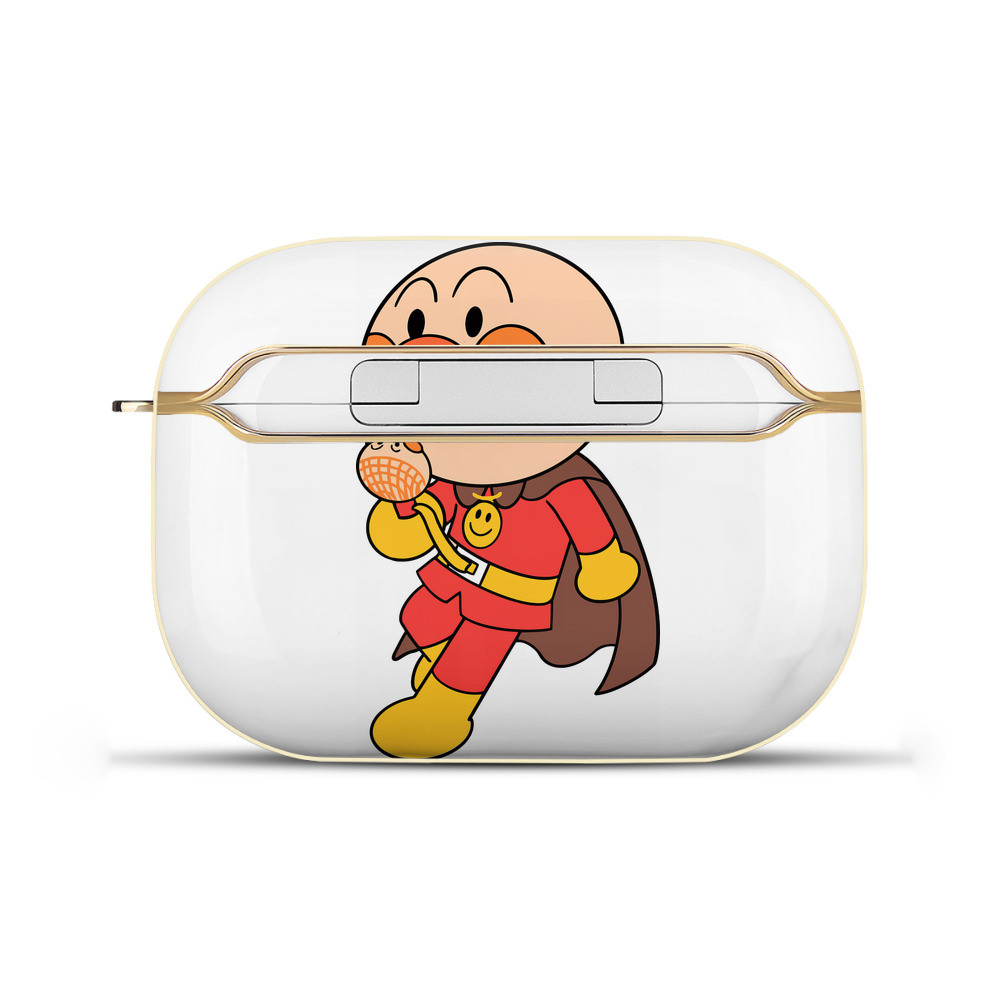 （画像用） アンパンマン Anpanman 【AirPods Pro用】ハードシェル保護ケース｜耐衝撃・防指紋・カラビナ付き商品仕様