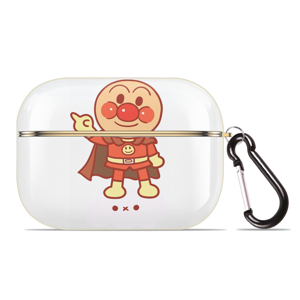 （画像用） アンパンマン Anpanman 【AirPods Pro用】ハードシェル保護ケース｜耐衝撃・防指紋・カラビナ付き商品仕様