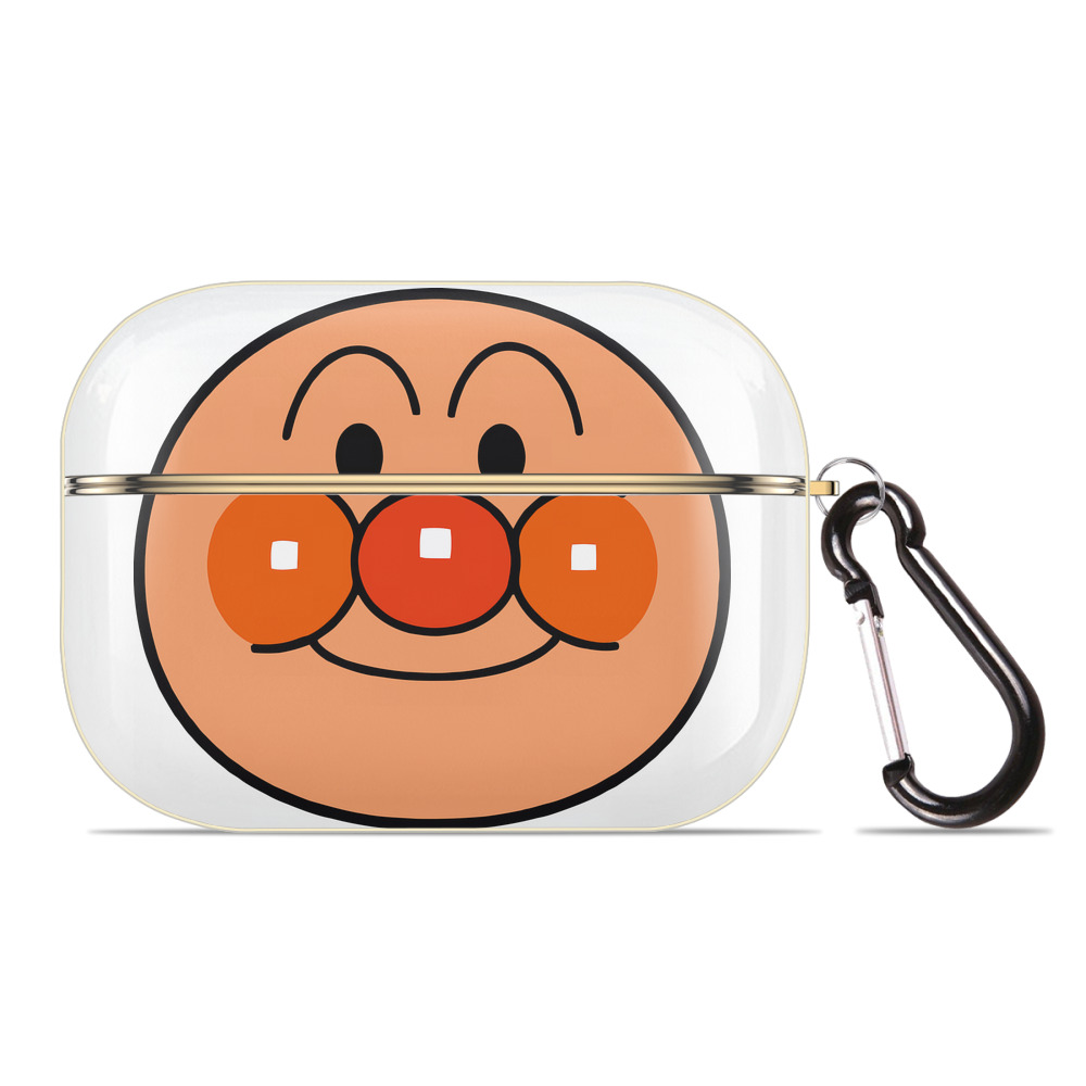 （画像用） アンパンマン Anpanman 【AirPods Pro用】ハードシェル保護ケース｜耐衝撃・防指紋・カラビナ付き商品仕様