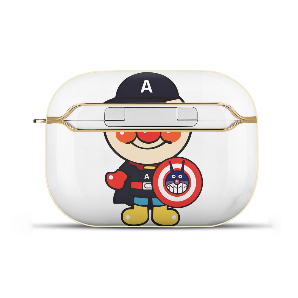 （画像用） アンパンマン Anpanman 【AirPods Pro用】ハードシェル保護ケース｜耐衝撃・防指紋・カラビナ付き商品仕様