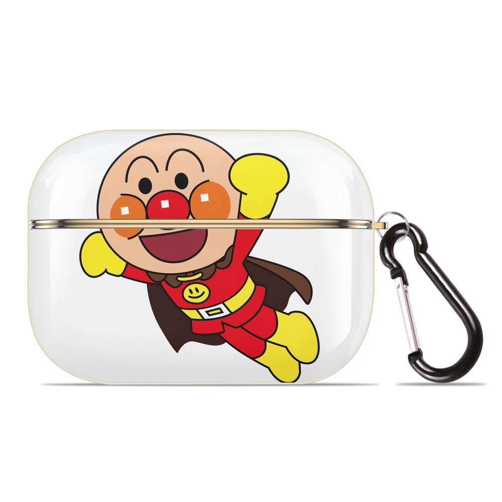 （画像用） アンパンマン Anpanman 【AirPods Pro用】ハードシェル保護ケース｜耐衝撃・防指紋・カラビナ付き商品仕様