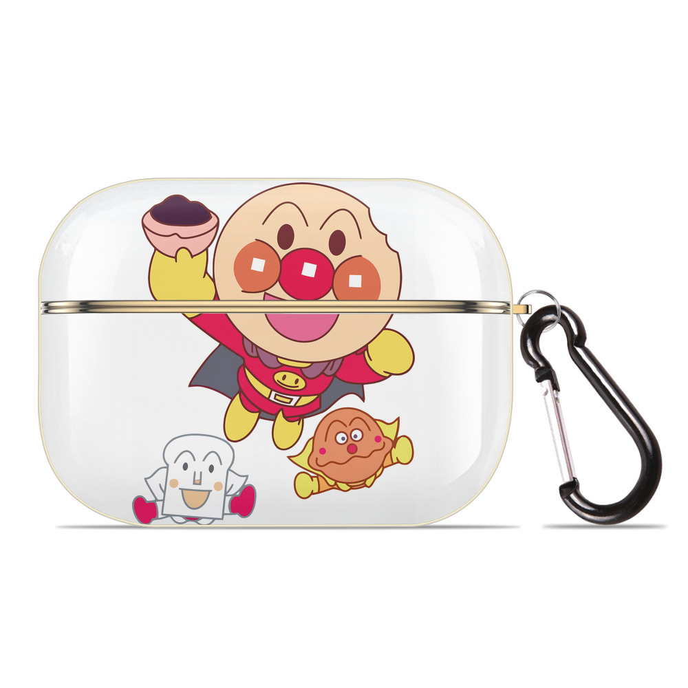（画像用） アンパンマン Anpanman 【AirPods Pro用】ハードシェル保護ケース｜耐衝撃・防指紋・カラビナ付き商品仕様