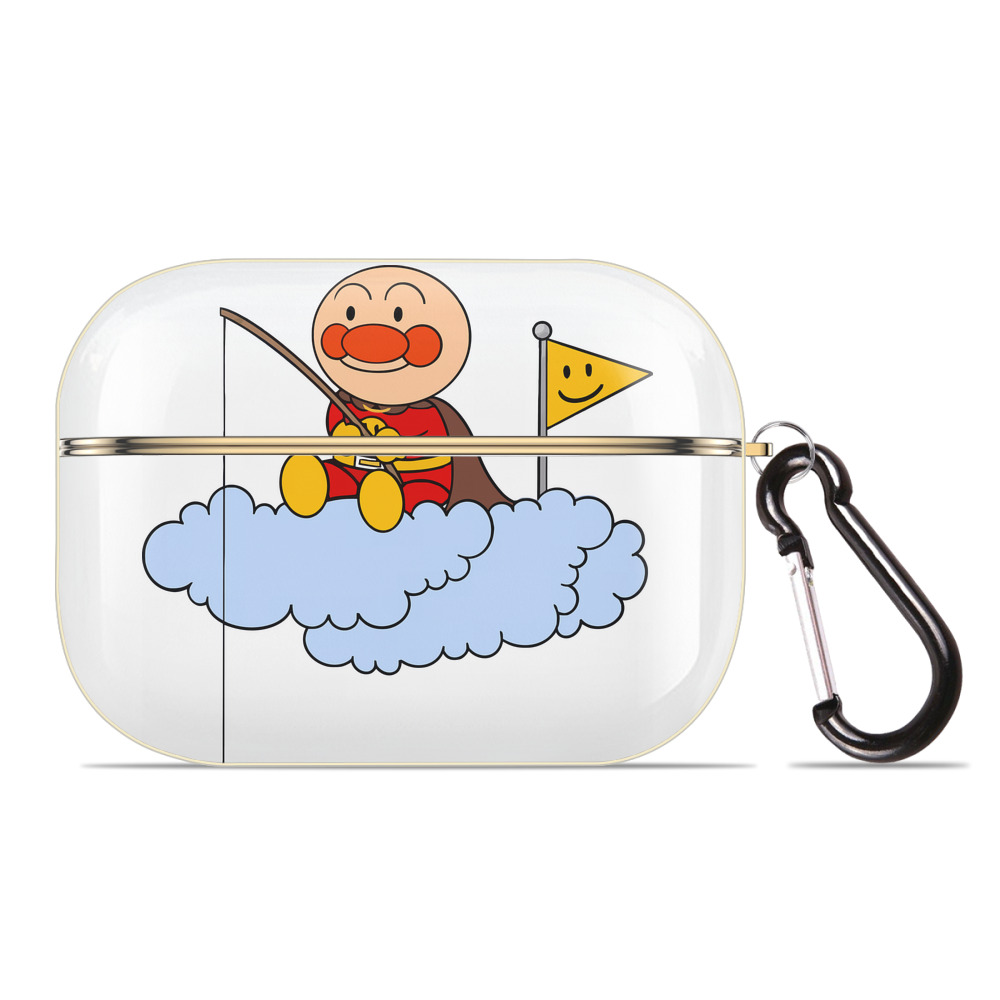 （画像用） アンパンマン Anpanman 【AirPods Pro用】ハードシェル保護ケース｜耐衝撃・防指紋・カラビナ付き商品仕様